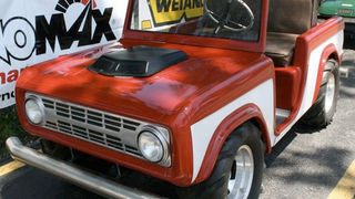 Mini Ford Bronco Conquers All Pit Lane Terrain